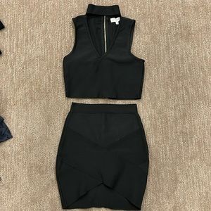 Bandage mini cropped set